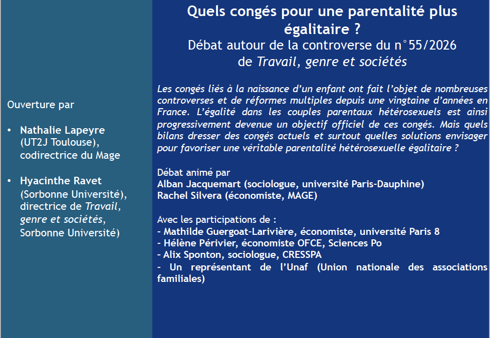 Quels congés pour une parentalité égalitaire ?